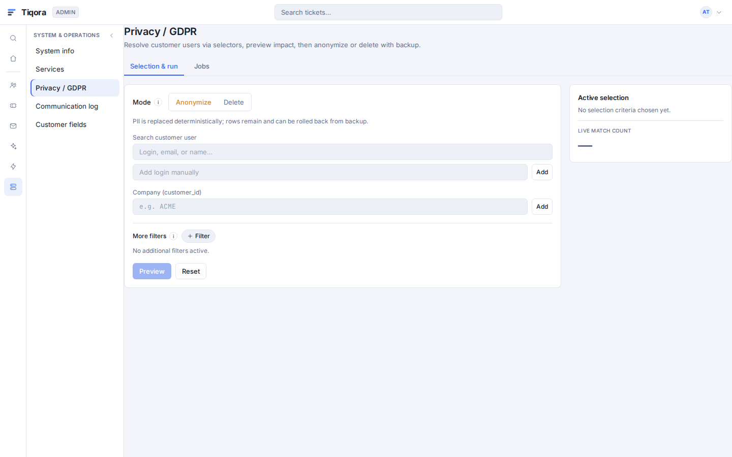 GDPR tools
